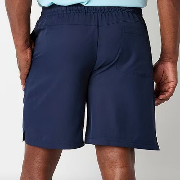 Xersion Mens 9" Big and Tall Workout Shorts, Navy Sz 6XL 925429 - Picture 2 of 3